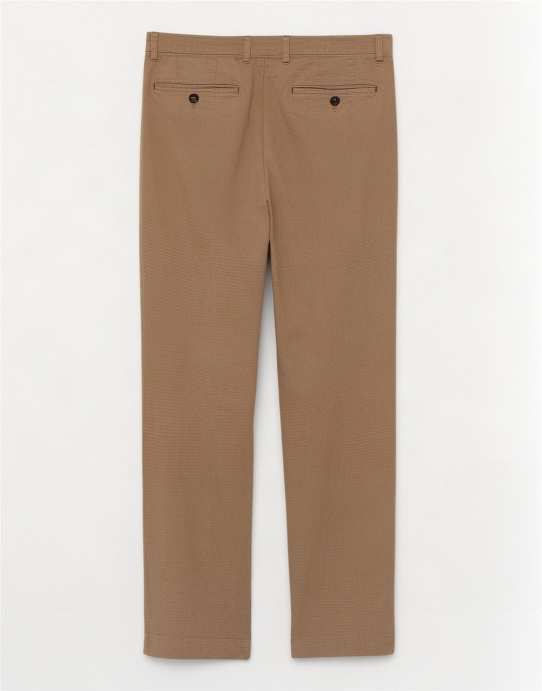 Calça masculina reta Ted Baker W34 L32 algodão bege
