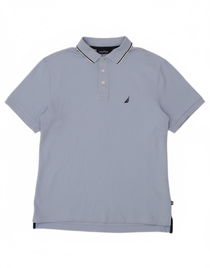 Camisa polo masculina NAUTICA azul médio