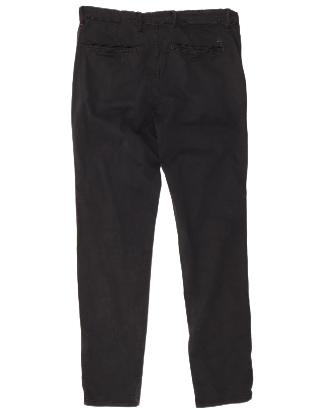 Zara Mens Slim Chino Calças EU 40 Médio W31 L30 Preto