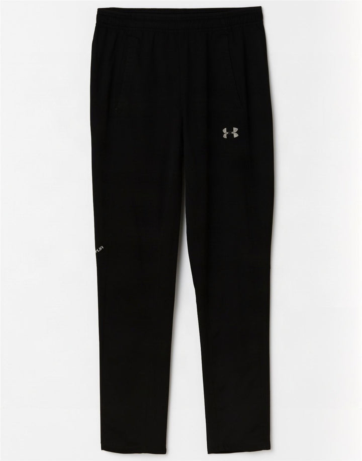 Calça de treino masculina Under Armour poliéster preto médio