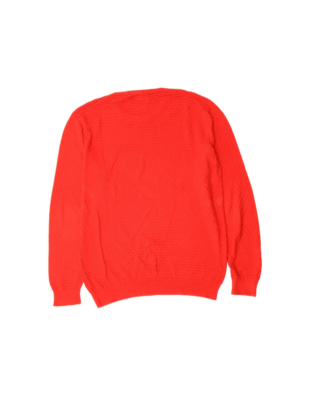 Suéter masculino GANT com gola redonda, grande algodão vermelho