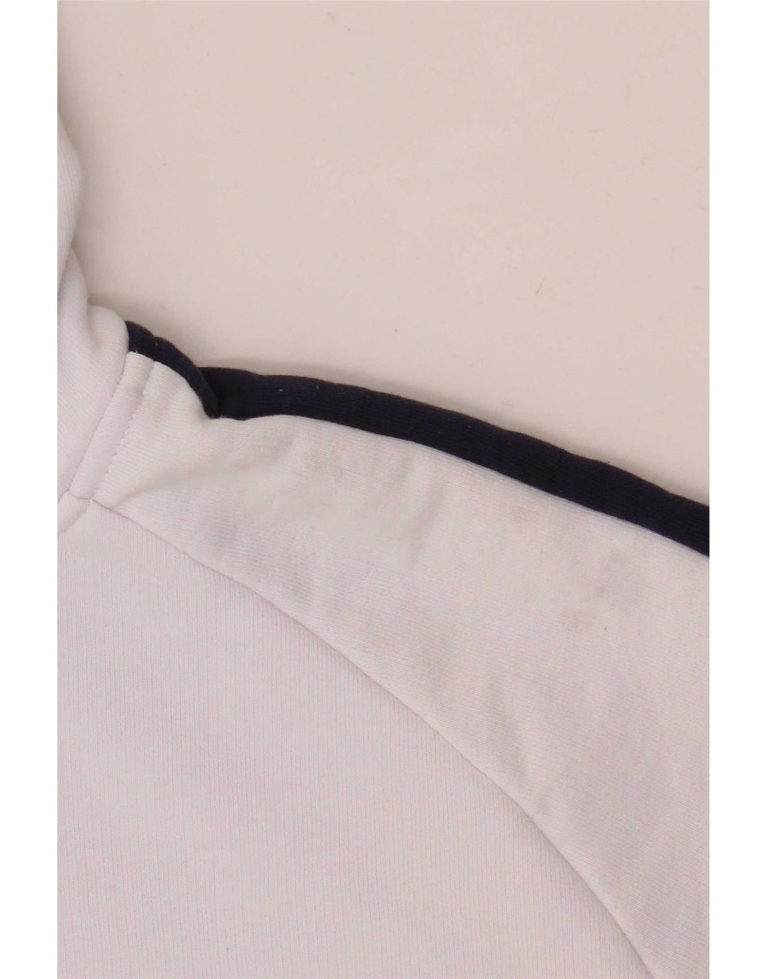 Fila Mens Graphic Hoodie Jumper Médio Branco Colourblock Algodão