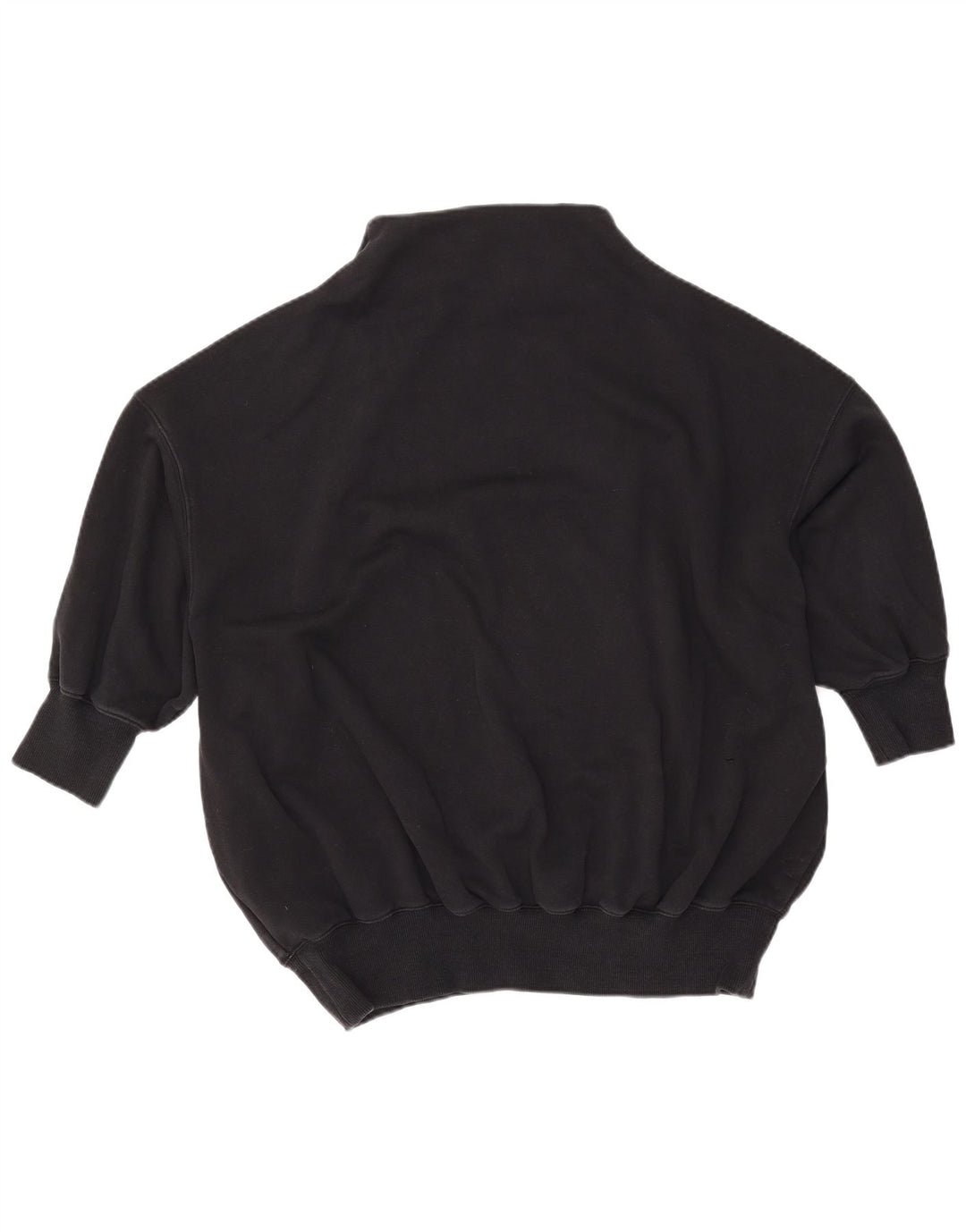 NIKE feminino manga 3/4 oversized moletom jumper UK 10 pequeno preto