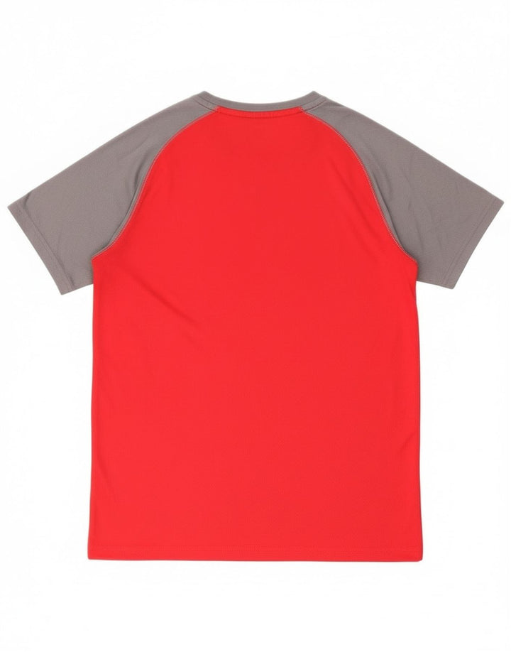 Camiseta masculina IsoCool Mountain Warehouse Top médio vermelho colorblock