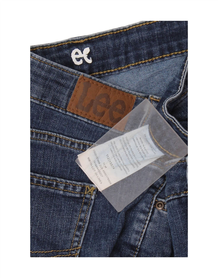 LEE Capri Jeans Feminino US 16 2XL W36 L22 Azul Algodão