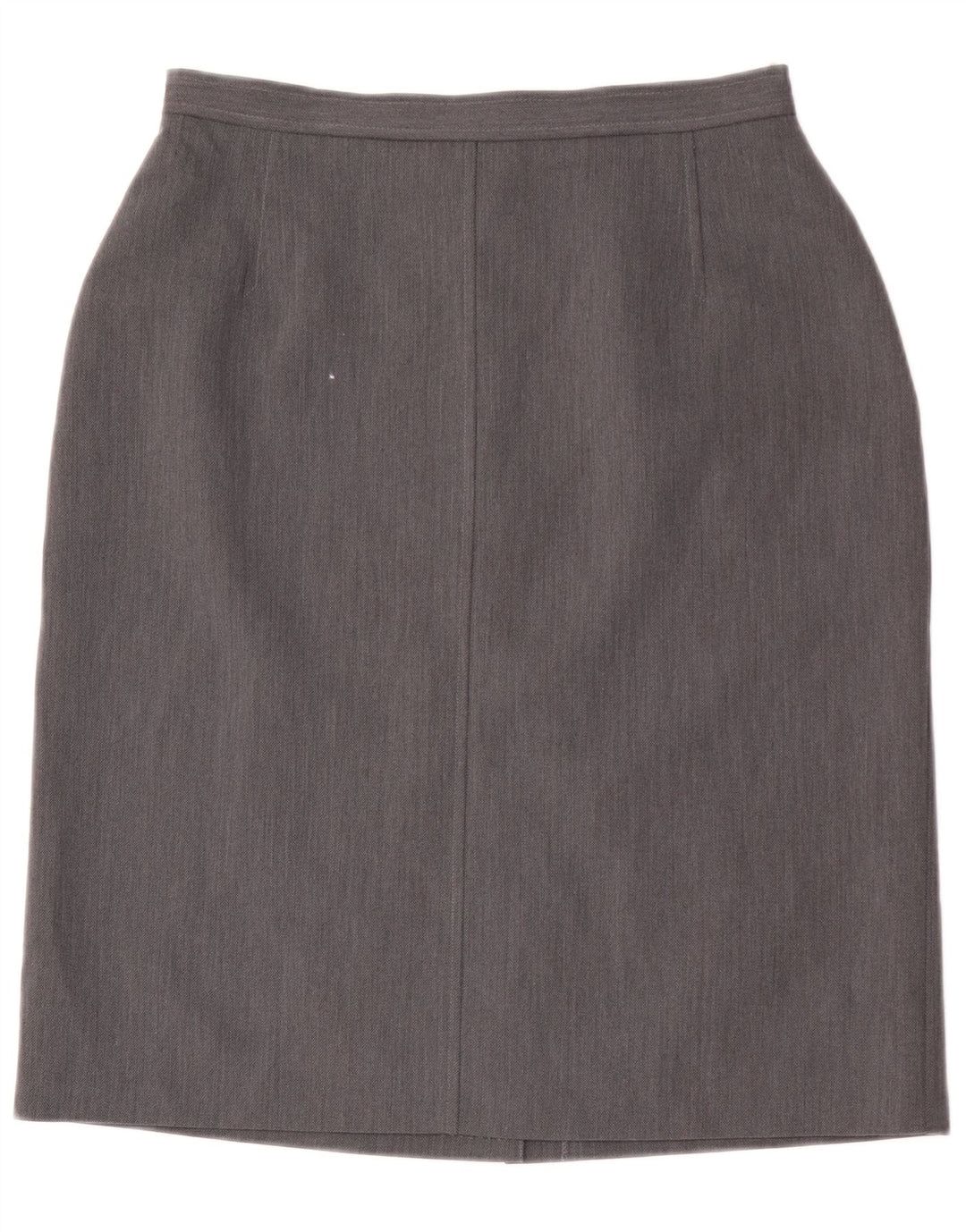 Saia reta feminina St. Bernard UK 14 médio W28 poliéster cinza