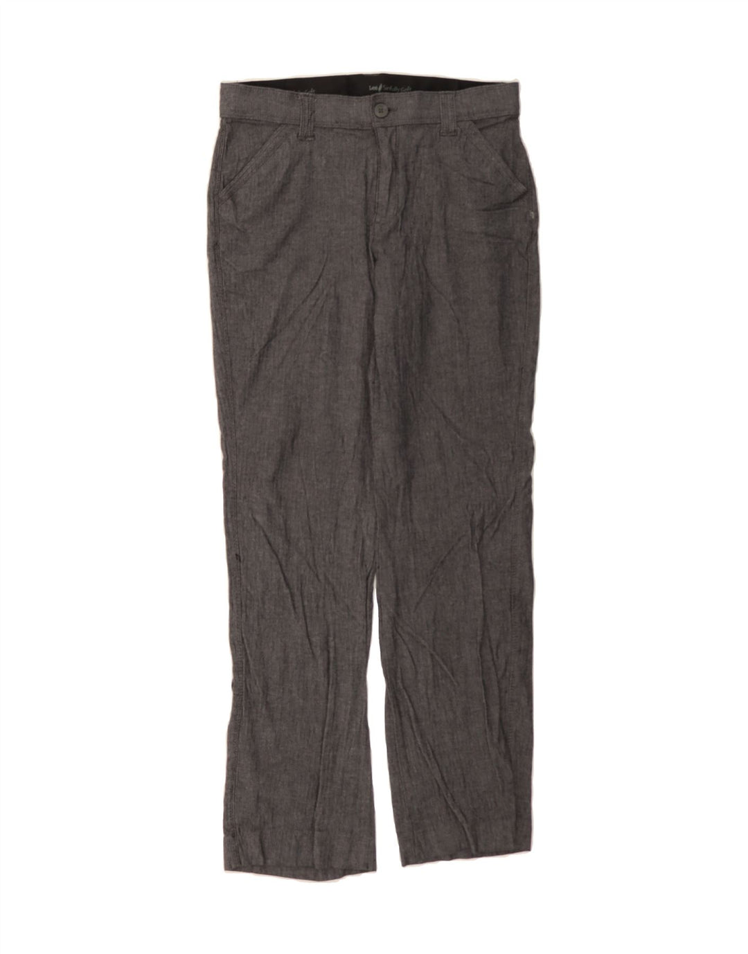 LEE Womens Straight Chino Trousers US 10 Large W32 L31 Grey Cotton Vintage Lee and Second-Hand Lee from Messina Hembry 