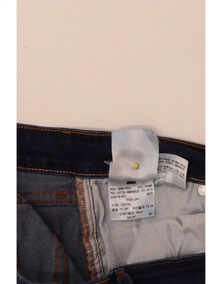 Calça jeans feminina Levi's 712 Slim W29 L29 azul marinho