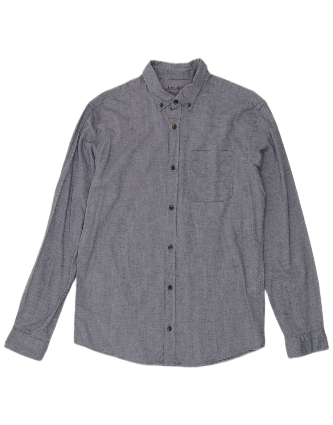 Camisa masculina de flanela Jack & Jones grande algodão espinha de peixe azul