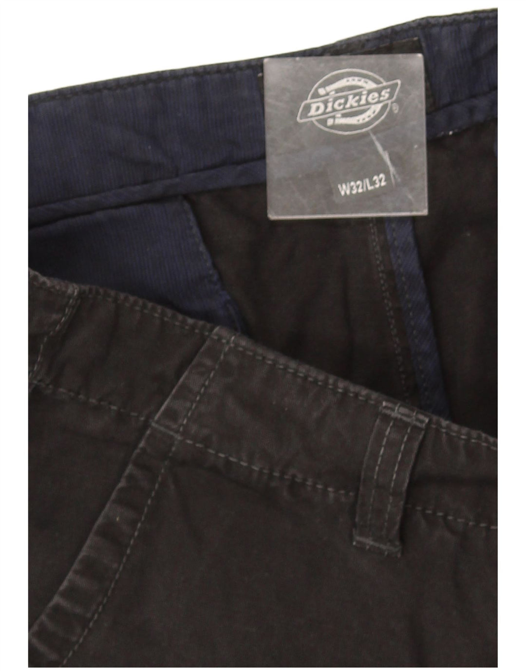 Calças Chino masculinas Dickies Regular Fit W32 L32 algodão cinza