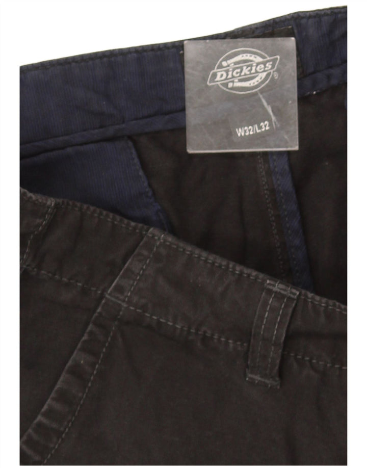 Calças Chino masculinas Dickies Regular Fit W32 L32 algodão cinza