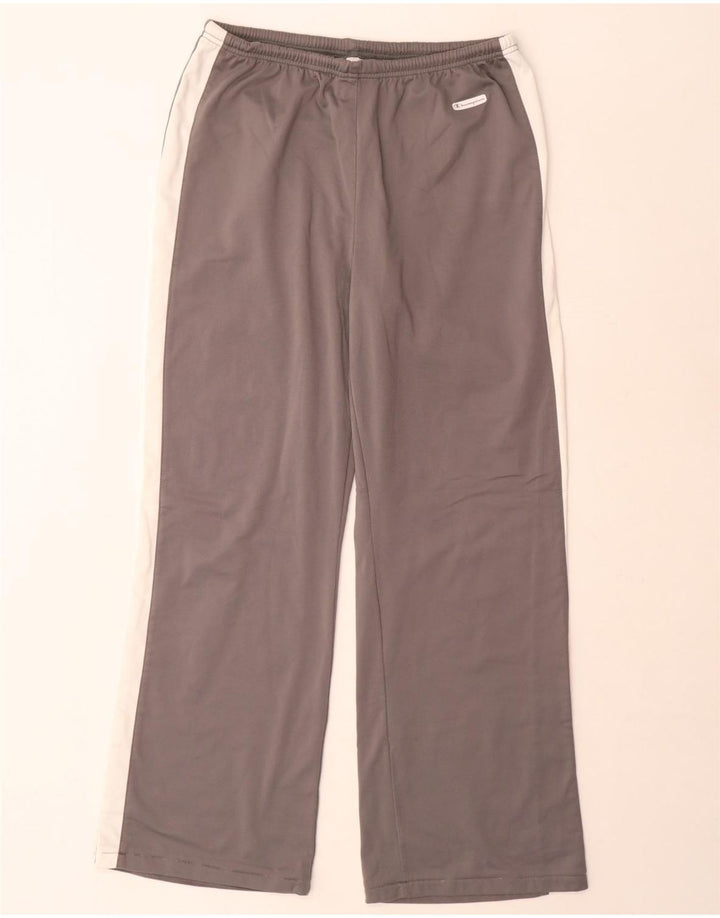 Calça de treino feminina Champion UK 18 XL cinza colorblock poliéster
