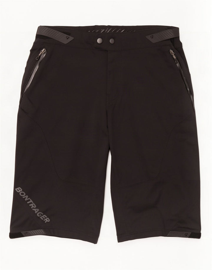 Shorts Cargo para Caminhada Masculino W32 Poliéster Preto Médio