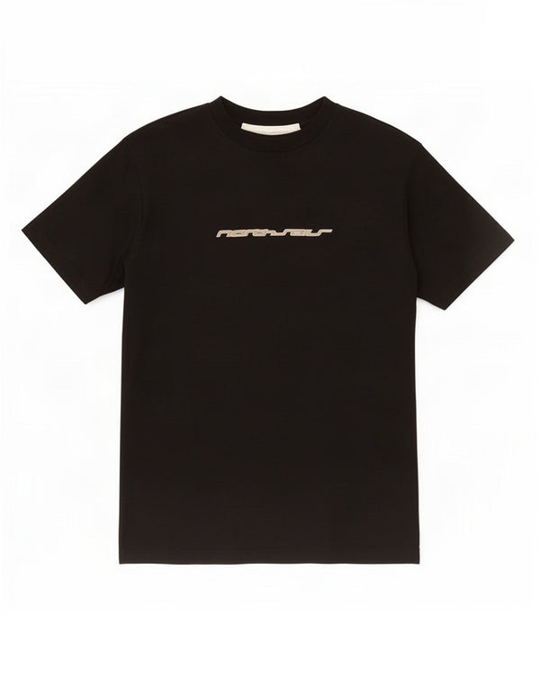 Camiseta masculina North Sails com estampa gráfica grande de algodão preto