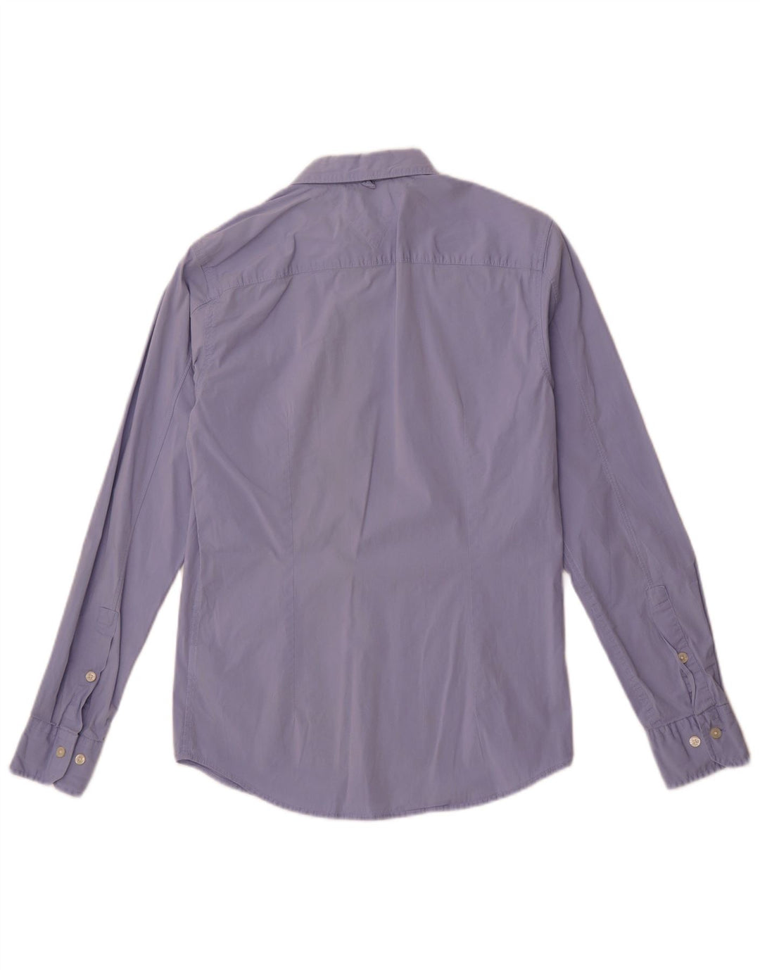Tommy Hilfiger Mens Slim Fit Camisa Médio Algodão Azul
