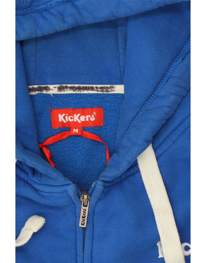 KICKERS Mens Zip Hoodie Sweater Medium Blue Vintage Kickers and Second-Hand Kickers from Messina Hembry 