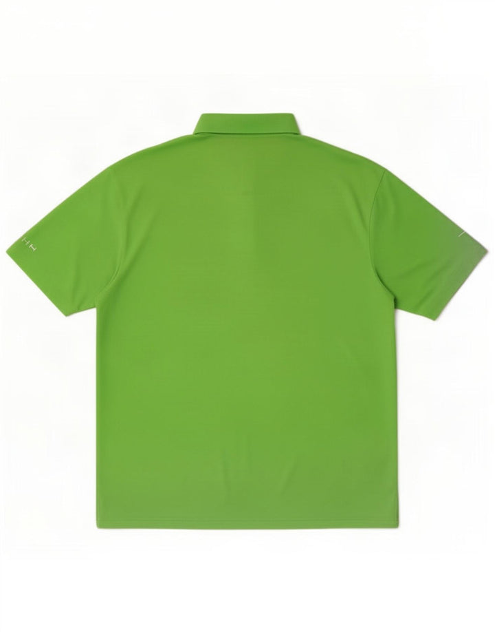 Camisa polo masculina Nike Dri Fit grande poliéster verde