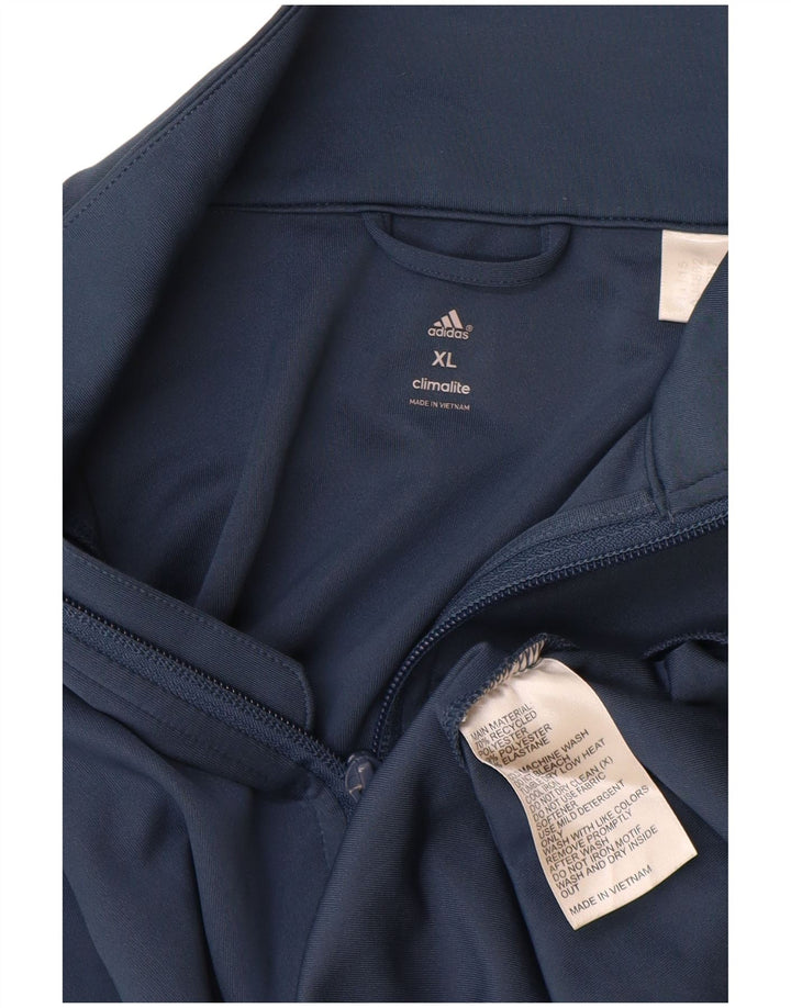 Jaqueta Adidas Climalite Feminina Top UK 18 XL Azul Marinho Poliéster