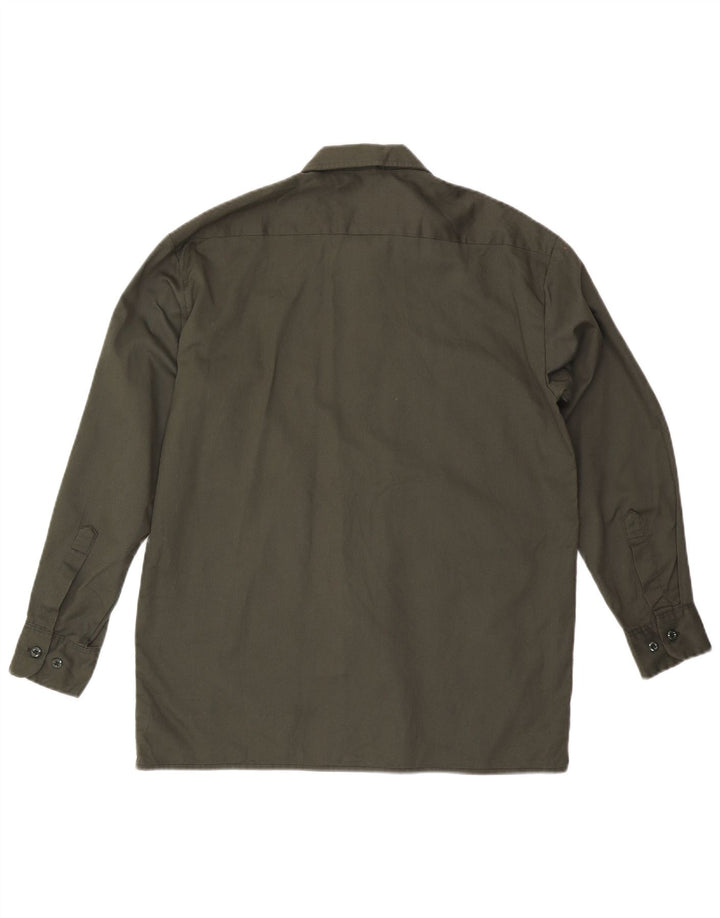 Camisa masculina Dickies poliéster cáqui médio