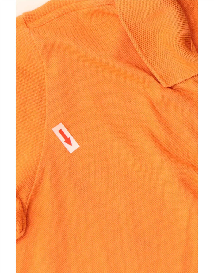 Polo Lacoste Menino 13-14 Anos Laranja Algodão