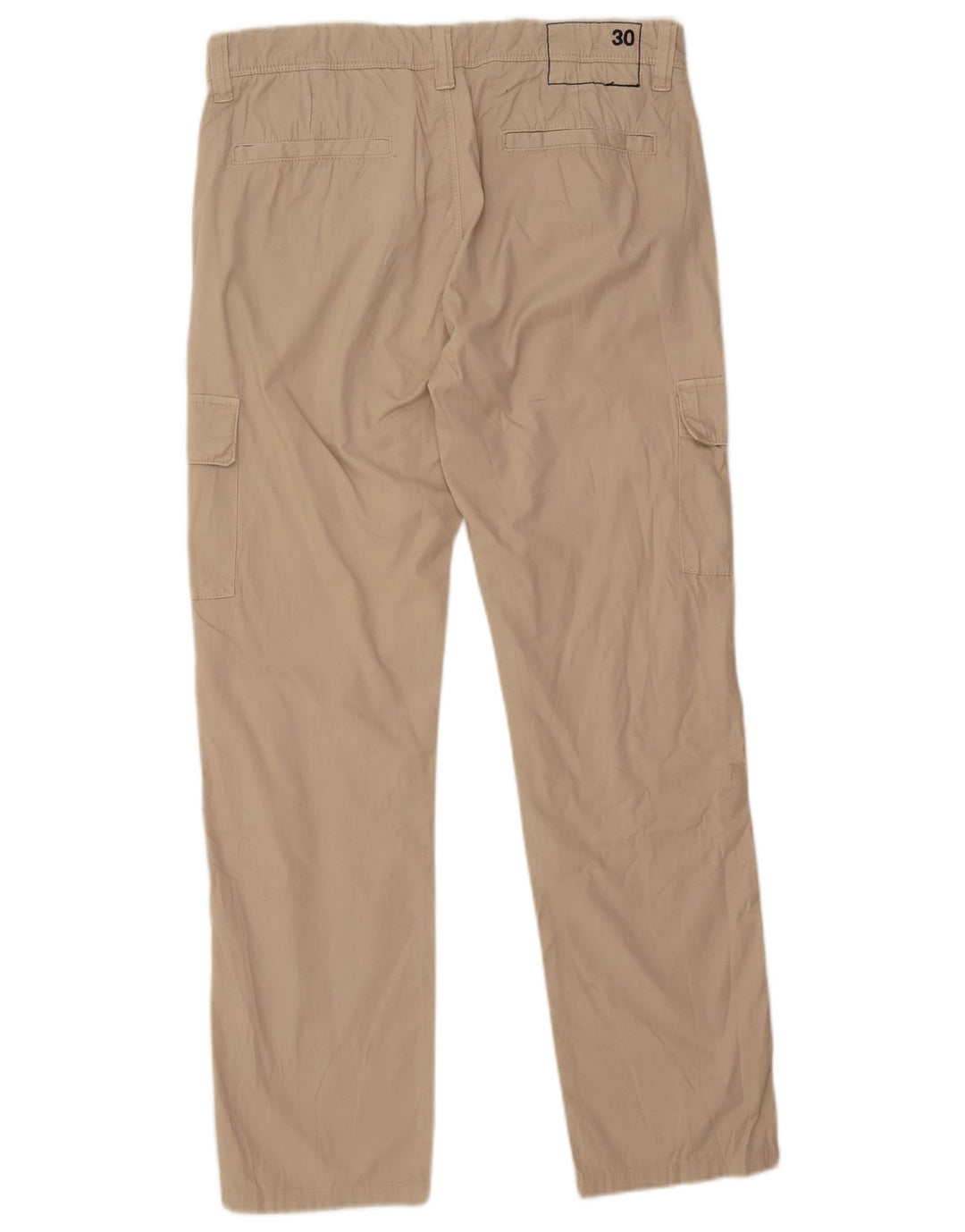 Calça cargo masculina Sun68 reta W30 L30 algodão bege