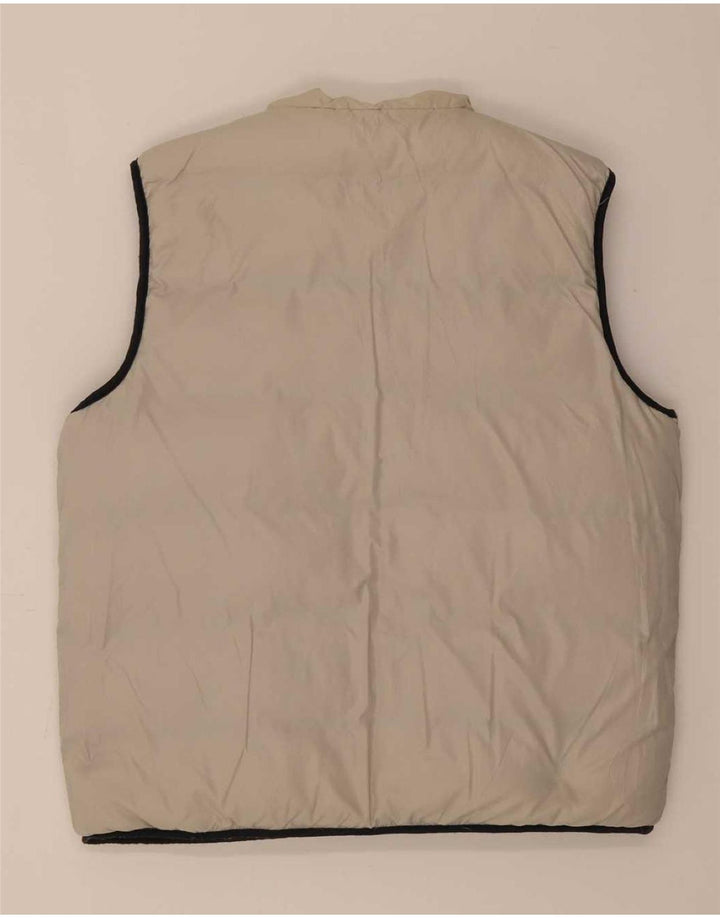 Colete acolchoado reversível masculino North Sails UK 38 médio azul marinho poliamida