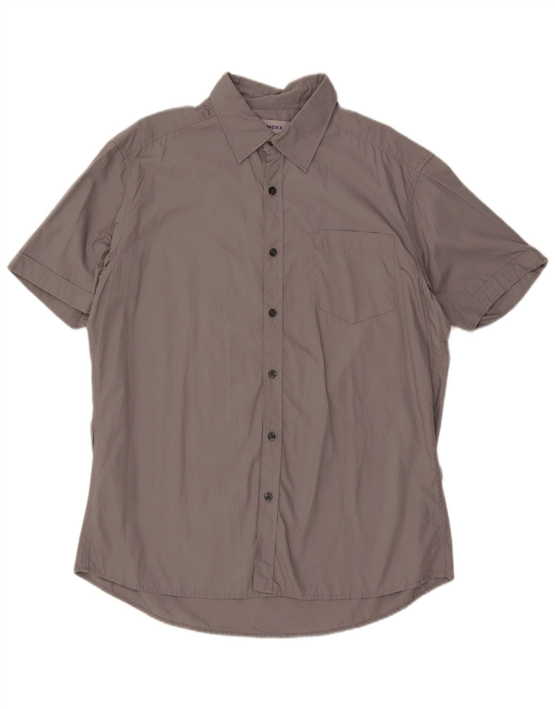 Camisa masculina de manga curta MEXX XL cinza algodão