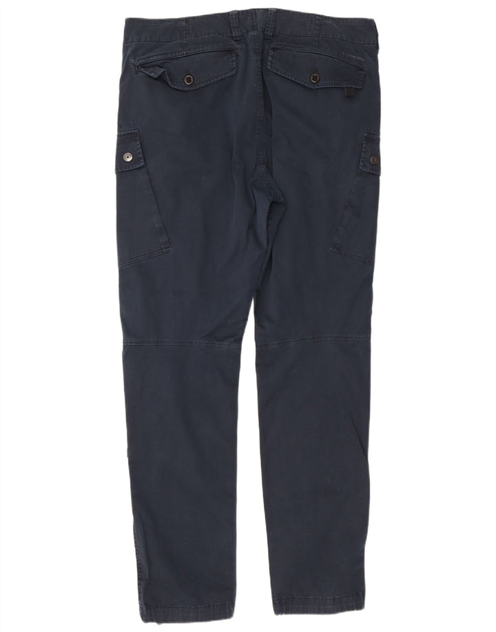 Calça cargo slim masculina G-Star W38 L36 algodão azul marinho