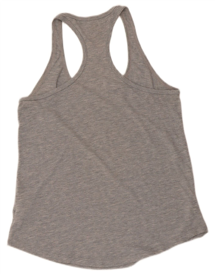 Colete gráfico feminino Nike Loose Fit UK 12 poliéster cinza médio