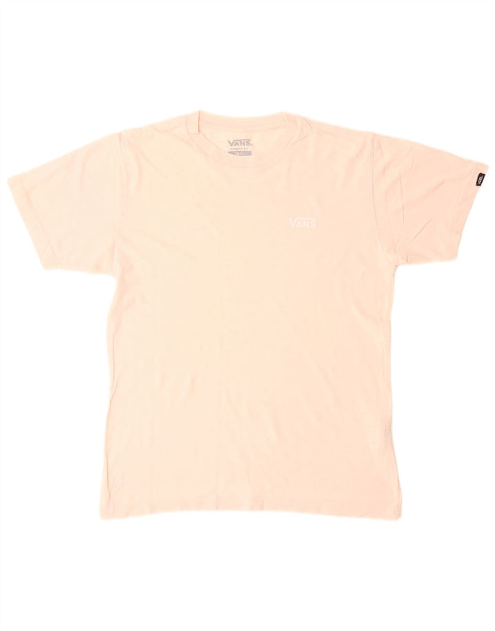 Camiseta VANS Masculina Classic Fit Top Pequeno Algodão Rosa