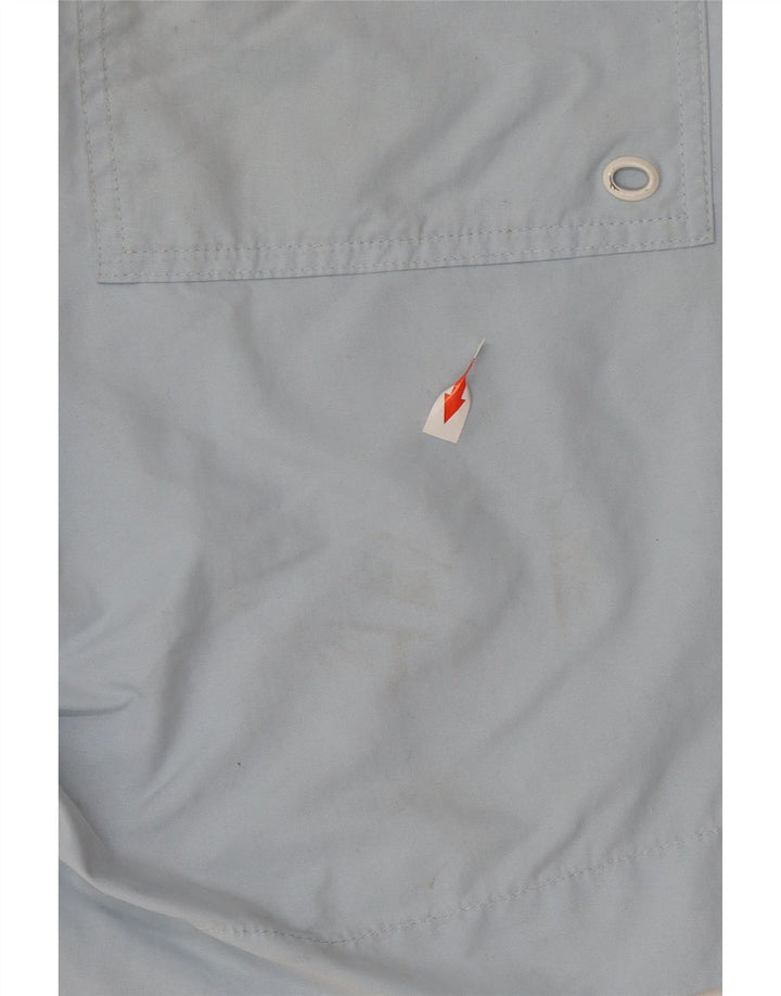 Shorts de natação masculinos Adidas Graphic azul médio poliéster