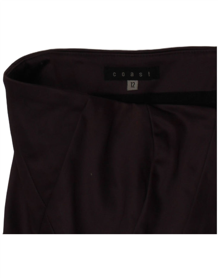 COAST feminino espartilho top UK 12 acetato roxo médio