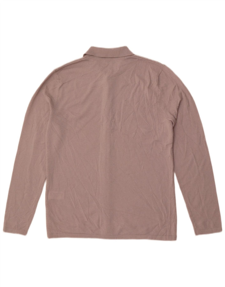 Camisa masculina Reiss grande lã cinza