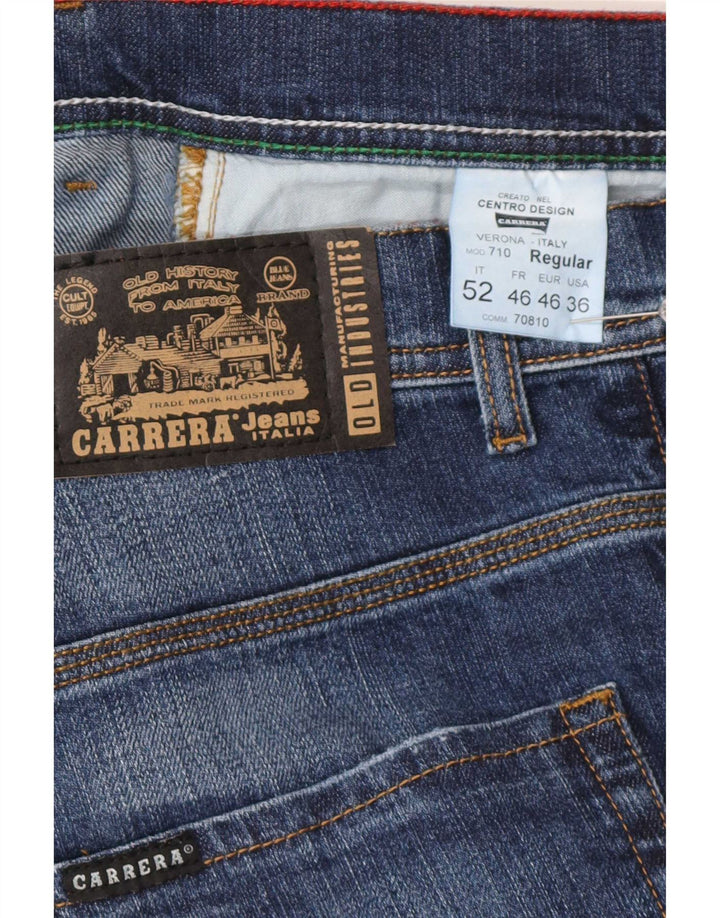 Carrera Masculino 710 Regular Straight Jeans W36 L34 Azul Algodão