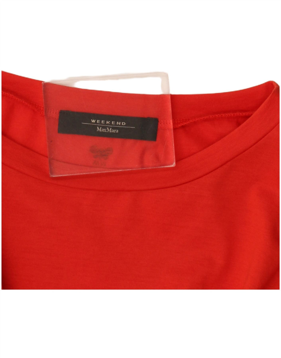Max Mara Camiseta Feminina Top UK 14 Médio Vermelho