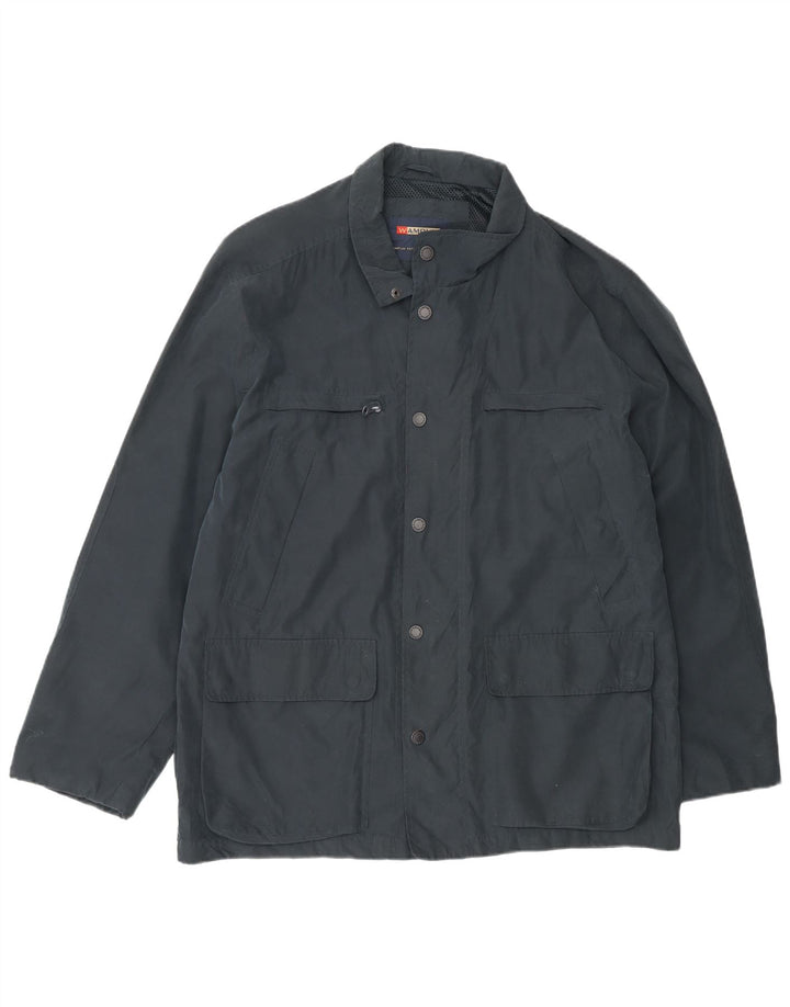 Jaqueta utilitária masculina Wampum UK 42 XL azul marinho poliéster