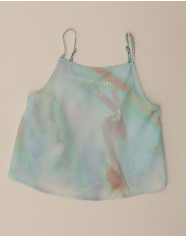 Calvin Klein Jeans Meninas Cami Top 13-14 Anos Multicolorido Tie Dye