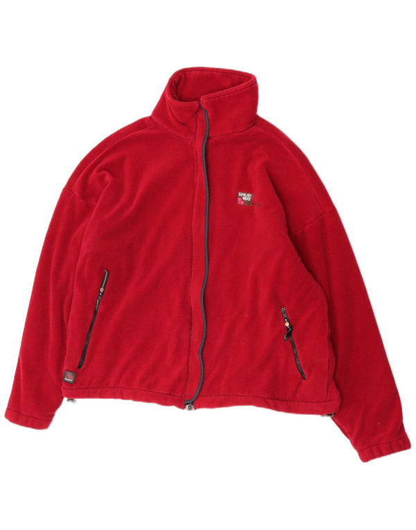 Jaqueta de lã masculina Sprayway UK 42 XL vermelha