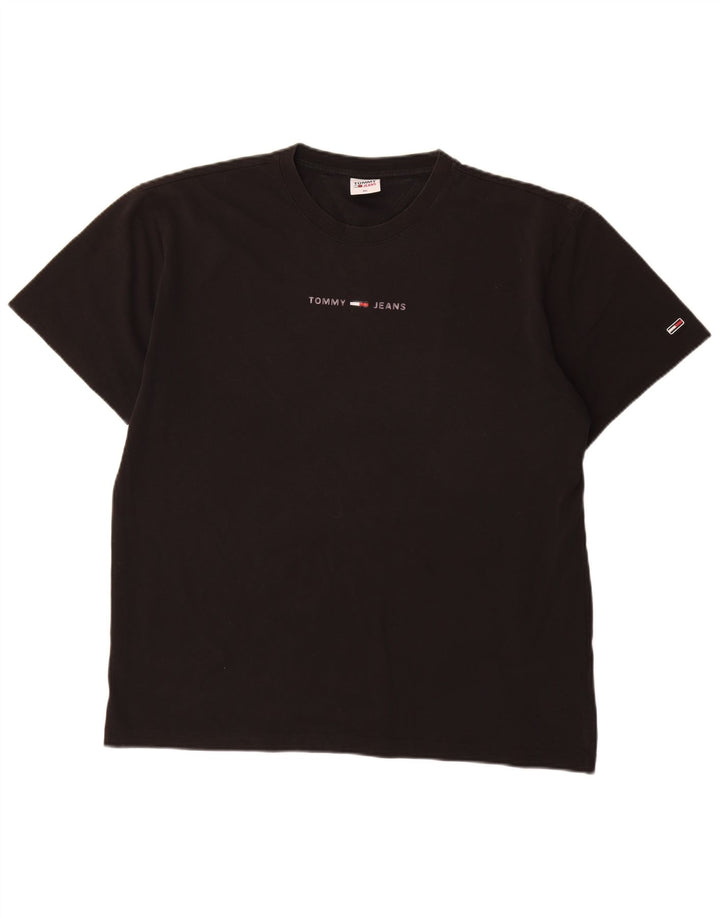 Tommy Hilfiger Camiseta masculina gráfica Top 2XL Preto