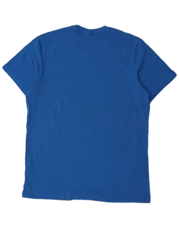 Camiseta Adidas Masculina Graphic Top XL Azul Algodão