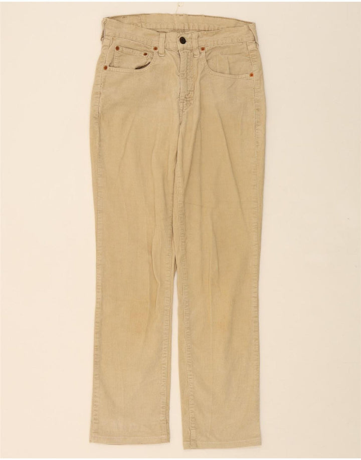 LEVI'S Mens 595 Straight Corduroy Trousers W29 L32 Beige Cotton Vintage Levi's and Second-Hand Levi's from Messina Hembry 
