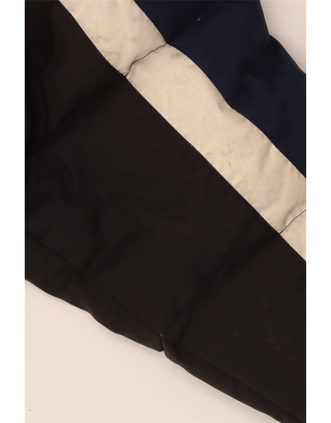 Jaqueta acolchoada masculina Fila UK 36 poliéster colorblock preto pequeno