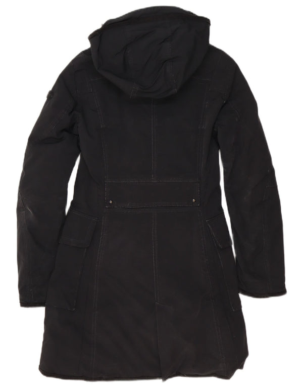 Casaco feminino acolchoado com capuz PEUTEREY IT 42 poliéster preto médio