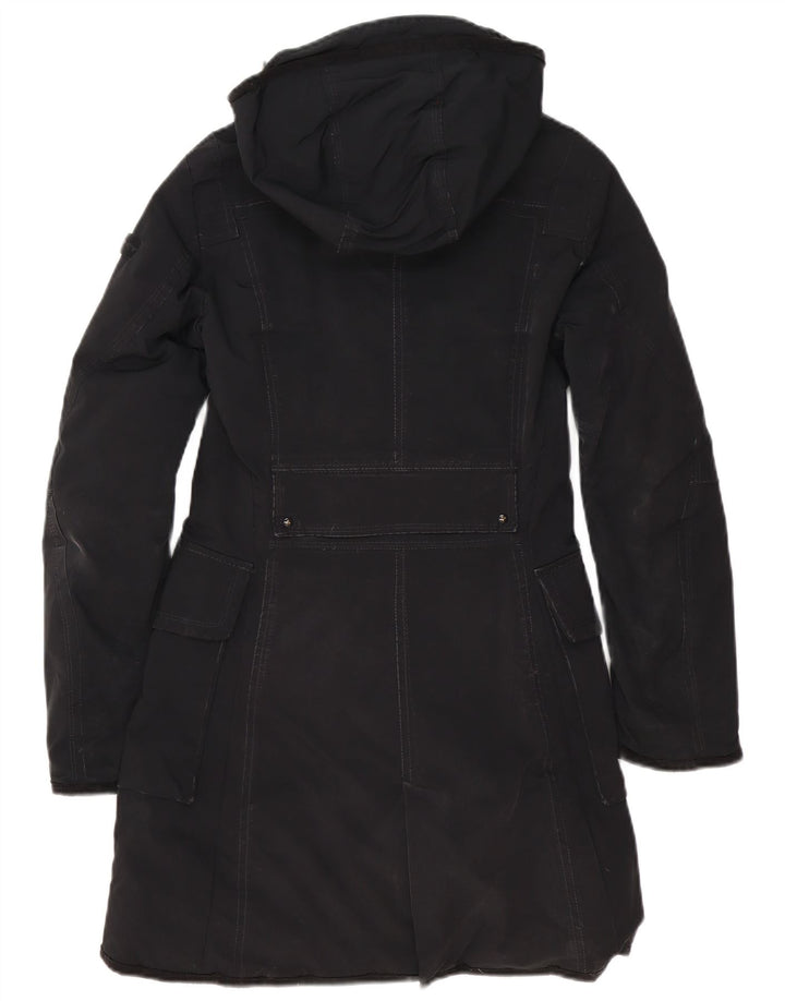 Casaco feminino acolchoado com capuz PEUTEREY IT 42 poliéster preto médio