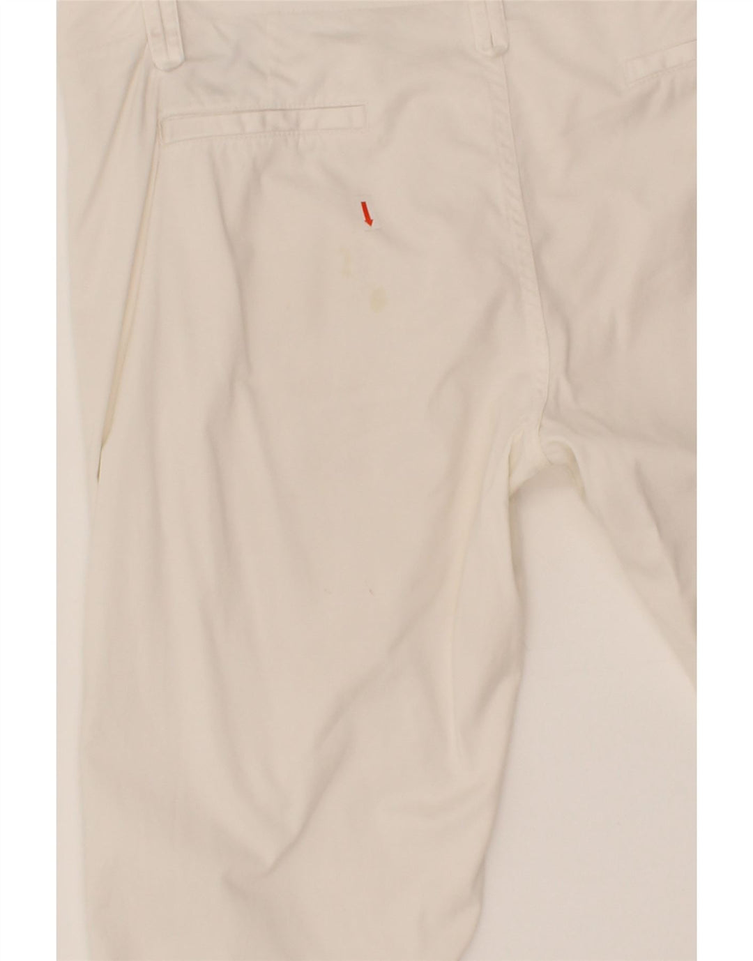 MASSIMO DUTTI Womens Slim Chino Trousers EU 42 Large W34 L28 White Vintage Massimo Dutti and Second-Hand Massimo Dutti from Messina Hembry 