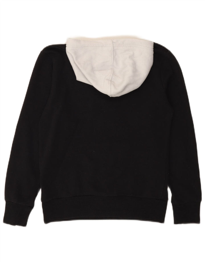 Suéter com capuz gráfico Converse Boys 10-11 anos médio preto colorblock