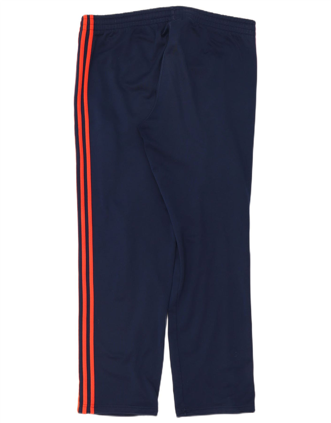 Calças de treino masculinas ADIDAS UK 42/44 grandes azul marinho poliéster