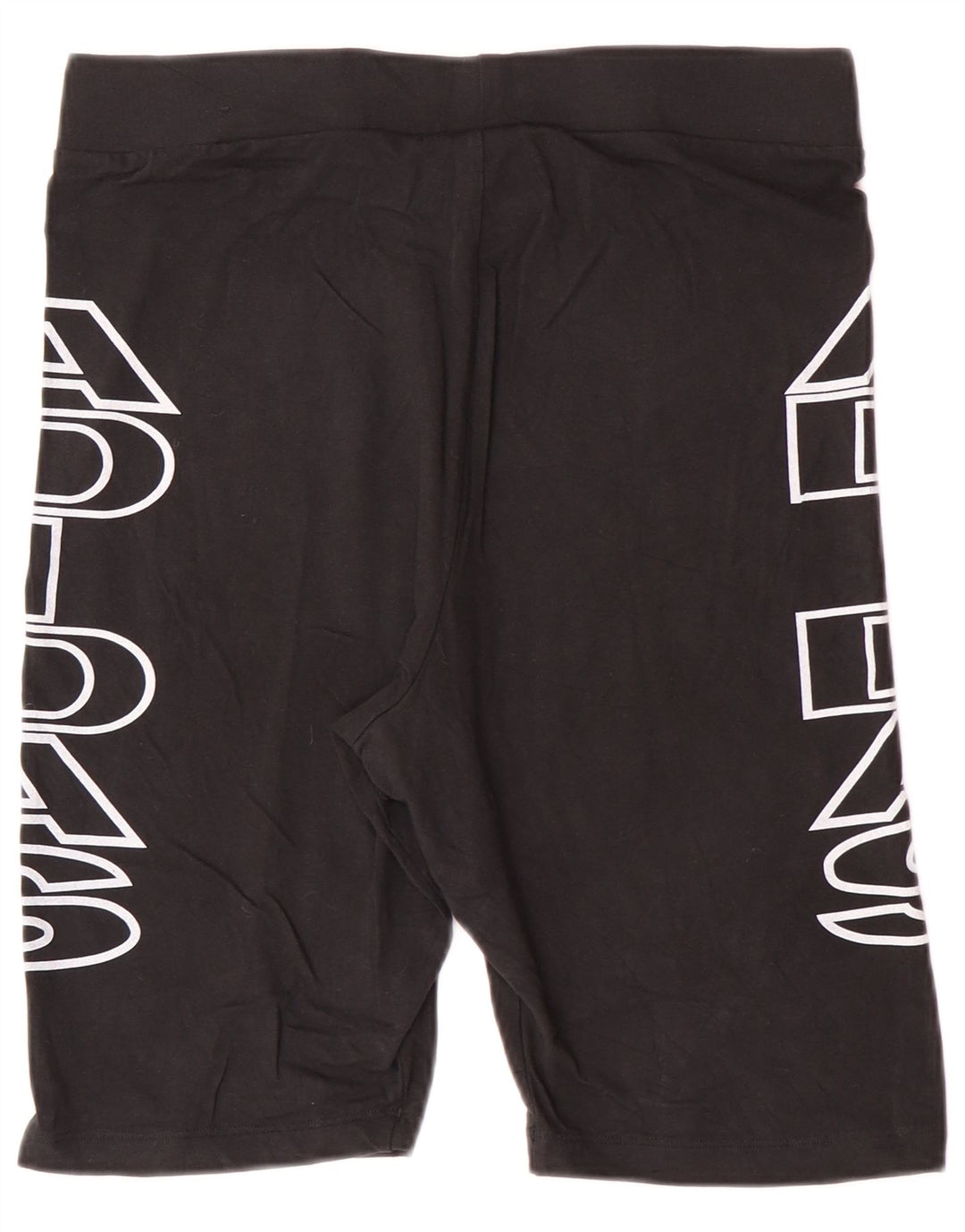 Shorts esportivos gráficos femininos ADIDAS UK 18 XL preto algodão