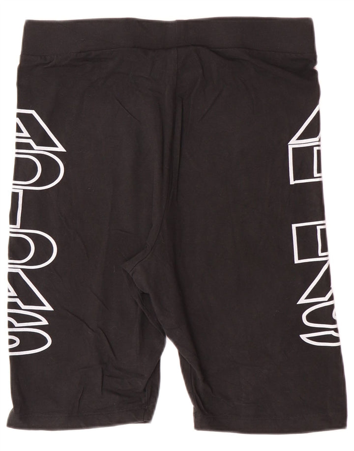 Shorts esportivos gráficos femininos ADIDAS UK 18 XL preto algodão
