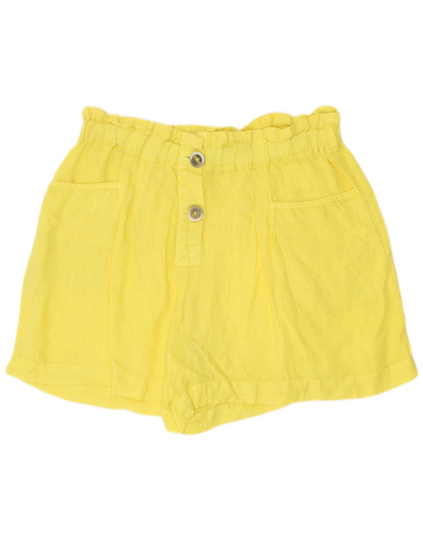 Zara Girls Shorts Casual 11-12 Anos W28 Amarelo